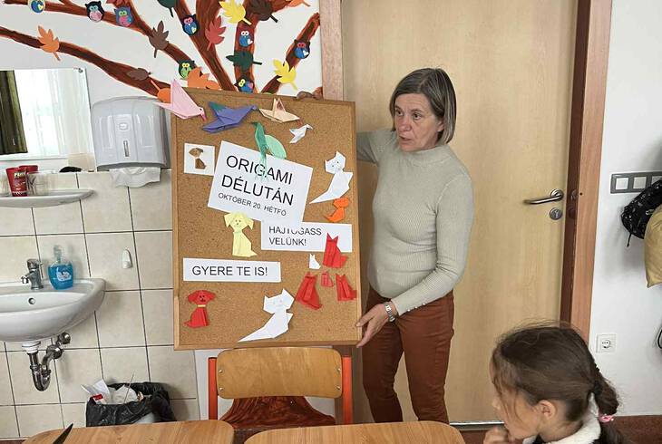 Origami délután Klári nénivel Origami délután Klári nénivel