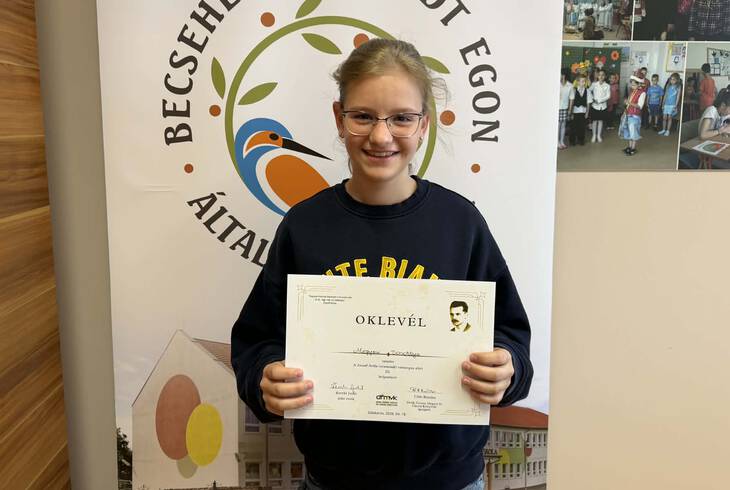 J�zsef Attila Versmond�verseny v�rmegyei 3. helyez�s