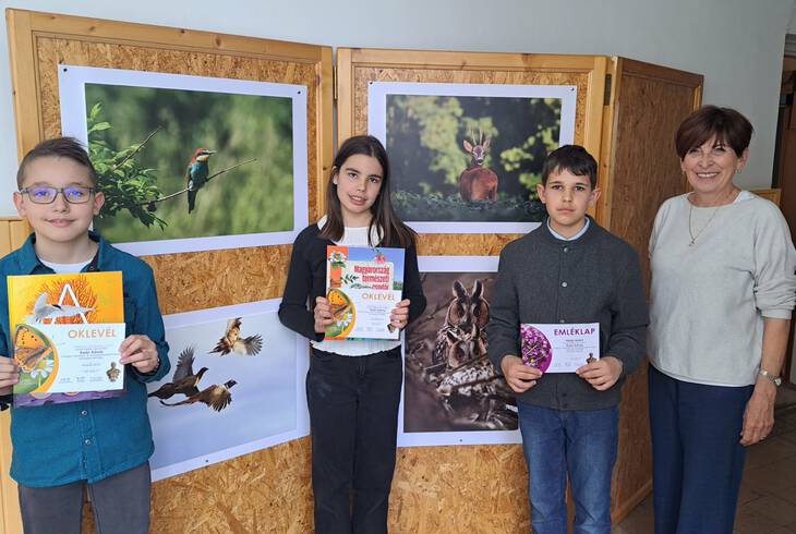 �jabb term�szettudom�nyos siker, ez�ttal a Ka�n K�roly versenyen